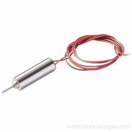 4mm Diameter Coreless Micro Motor in 8mm Length with High Speed 35,000rpm at 3.0V DC